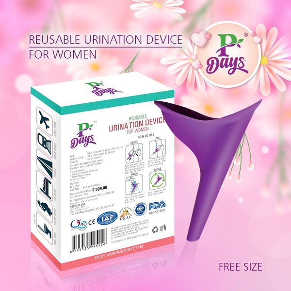 P-DAYS PEE FUNNEL (Urination Device) For Women